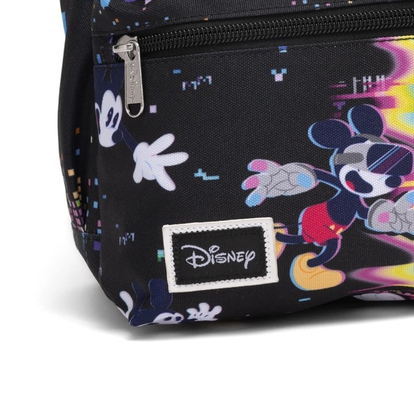 Disney VR Mickey Mouse Backpack – 13” Nylon Daypack with Front & Side Pockets main image 15